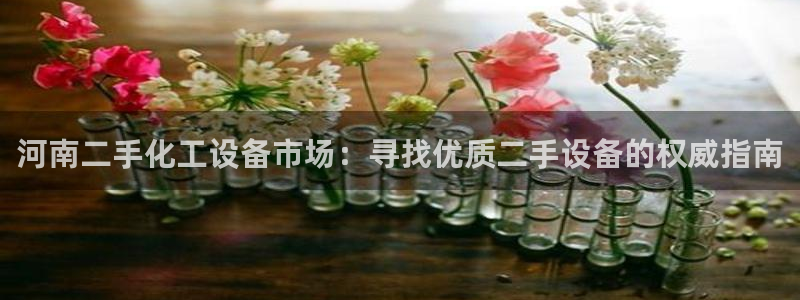 新航娱乐的创始人背景是谁：河南二手化工设备市场：寻