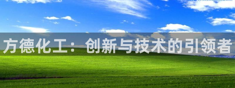 新航娱乐集团最新消息新闻：方德化工：创新与技术的引